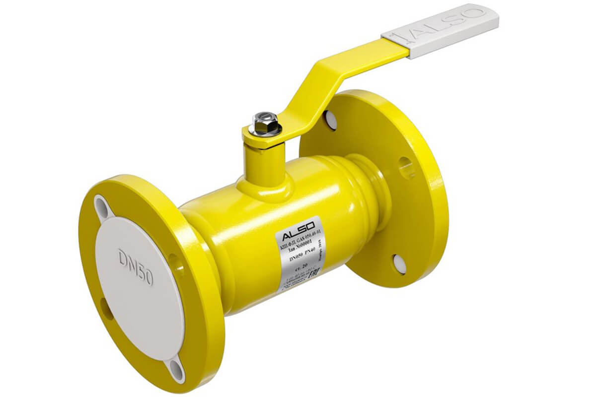 Кран шаровой фланцевый газовый КШ.Ф.GAS.032.40-01 Ду32 Ру40
