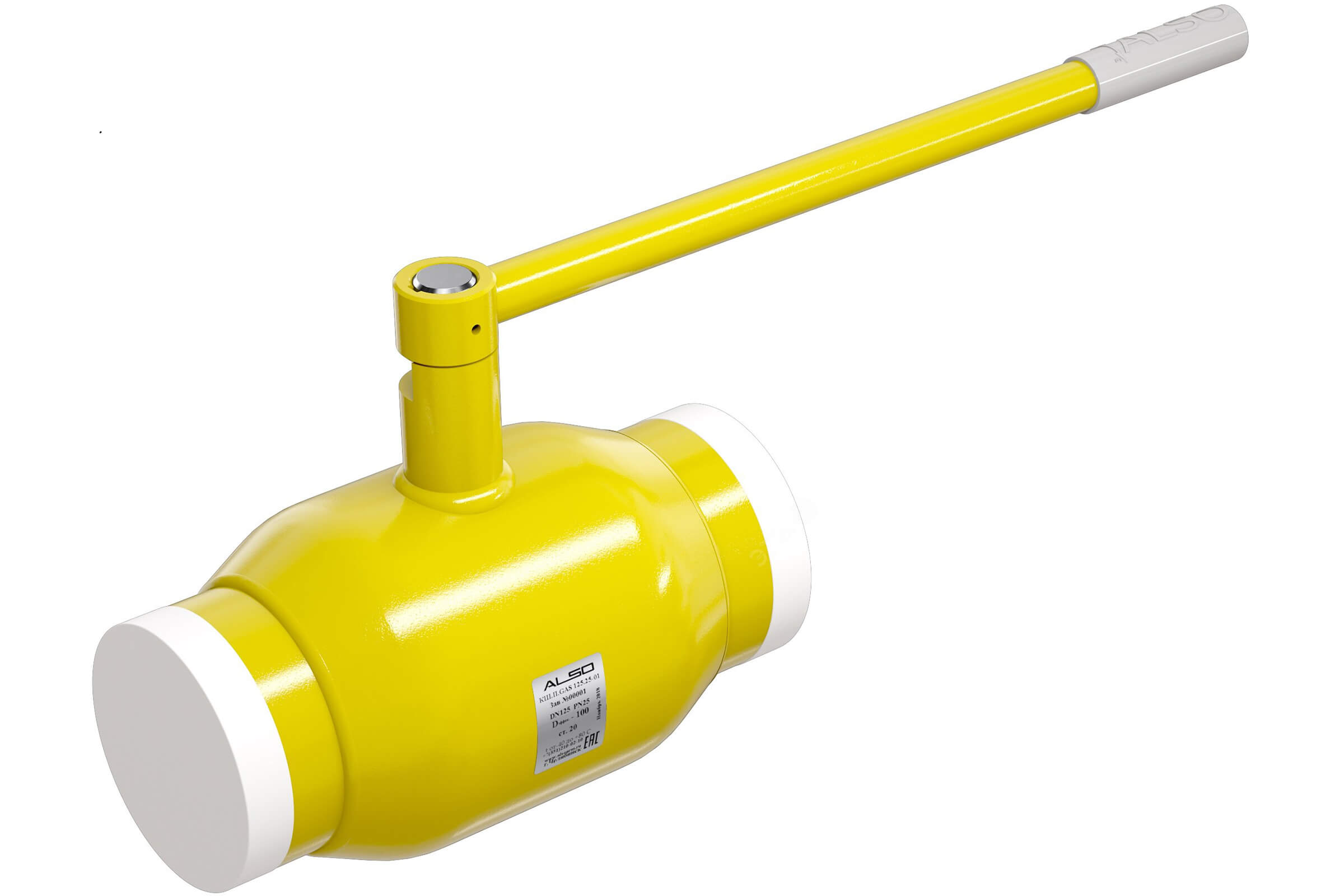 Кран шаровый приварной газовый КШ.П.GAS.020.40-01 Ду20 Ру40